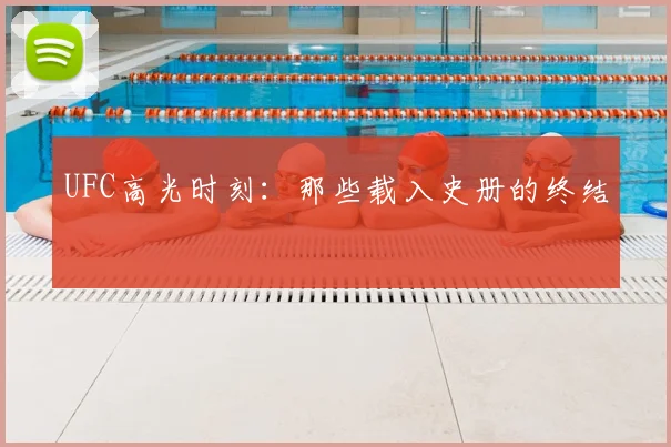 UFC高光时刻：那些载入史册的终结